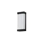 ET2 Lighting Acropolis E30230-122BK Noir 15W Lanterne murale d'extérieur