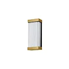 ET2 Lighting Acropolis E30230-122NAB Laiton naturel vieilli 15W Lanterne murale d'extérieur