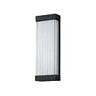 ET2 Lighting Acropolis E30234-122BK Noir 22W Lanterne murale d'extérieur