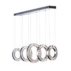 ET2 Lighting E30565-20PC Charm 5-Lumières 415W Chrome poli Suspendu