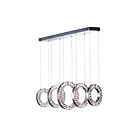 ET2 Lighting E30565-20PC Charm 5-Lumières 415W Chrome poli Suspendu