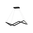 ET2 Lighting E30576-BK Stealth 1-Lumière 50W Noir Suspendu