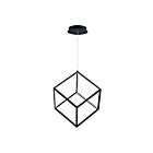 ET2 Lighting E30582-BK 4 Square 1-Lumière 24W Noir Suspendu
