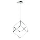 ET2 Lighting E30582-PC 4 Square 1-Lumière 24W Chrome poli Suspendu