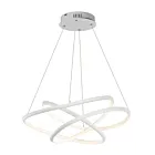 ET2 Lighting E30645-MW Twisted 1-Lumière 83W Blanc mat Suspendu
