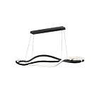 ET2 Lighting E30666-BK 2-Lumières 80W Noir LED Suspendu