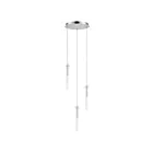 ET2 Lighting E31093-93PC Pipette 3-Lumières 12W Chrome poli Suspendu