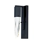 ET2 Lighting Quartz E31240-20BK 1-Lumière Noir Vanité