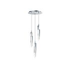 ET2 Lighting E31243-20PC Quartz 3-Lumières 18W Chrome poli Suspendu