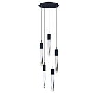 ET2 Lighting E31244-20BK Quartz 5-Lumières 30W Noir Suspendu