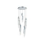 ET2 Lighting E31244-20PC Quartz 5-Lumières 30W Chrome poli Suspendu