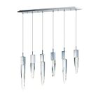 ET2 Lighting E31245-20PC Quartz 6-Lumières 36W Chrome poli Suspendu