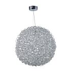 ET2 Lighting E32576-PC Dazed 25-Lumières 30W Chrome poli Suspendu