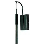 ET2 Lighting Scepter E32770-91BC 1-Lumière Chromé noir 7.5W Applique murale LED