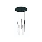 ET2 Lighting E32775-91BC Scepter 5-Lumières 37.5W Chrome noir Suspendu