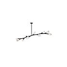 ET2 Lighting E32797-93BK Blossom 10-Lumières 40W Noir Suspendu