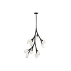 ET2 Lighting E32798-93BK Blossom 10-Lumières 40W Noir Suspendu