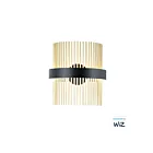 ET2 Lighting Chimes WiZ E34201-BKSBR 2-Lumières Noir/Laiton satiné 34W Applique murale LED