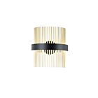 ET2 Lighting Chimes WiZ E34201-BKSBR 2-Lumières Noir/Laiton satiné 34W Applique murale LED