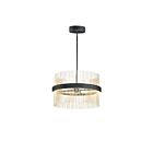 ET2 Lighting E34205-BKSBR Chimes WiZ 2-Lumières 106W Noir/Laiton satiné Suspendu