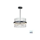 ET2 Lighting E34205-BKSN Chimes WiZ 2-Lumières 106W Noir/Nickel satiné Suspendu