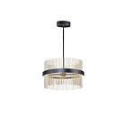 ET2 Lighting E34205-BKSNSBR Chimes WiZ 2-Lumières 106W Noir/Nickel satiné/Laiton satiné Suspendu