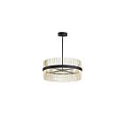 ET2 Lighting E34207-BKSNSBR Chimes WiZ 2-Lumières 146W Noir/Nickel satiné/Laiton satiné Suspendu