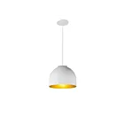 ET2 Lighting E34602-54WTGLD Foster 1-Lumière 7W Blanc/Or Suspendu