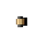 ET2 Lighting Reveal Outdoor E34752-BKGLD Noir/Or 12W Lanterne murale d'extérieur