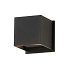 ET2 Lighting Alumilux Cube E41308-BK 6W Noir Applique murale d'extérieur LED