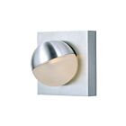 ET2 Lighting Alumilux Majik E41326-SA 1-Lumière Aluminium satiné 4W Applique murale LED