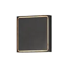 ET2 Lighting Alumilux Outline E41329-BK Noir 8W Lanterne murale d'extérieur