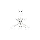 ET2 Lighting E41446-SA Alumilux Aster 8-Lumières 480W Aluminium satiné Suspendu
