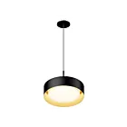 ET2 Lighting E51011-BKGLD Echo 1-Lumière 20W Noir/Or Suspendu