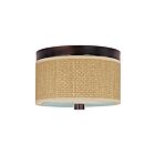 ET2 Lighting Elements E95000-101OI 2-Lumières 80W Bronze huilé Plafonnier LED