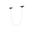 ET2 Lighting ETL31003-WTBK 1-Lumière 12W Blanc et noir LED Suspendu