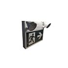 Etlin Daniels EC302WHM-A13-BB-GU-10RC 2-têtes 34W Blanc LED Panneau lumineux de sortie Running Man avec têtes combinées