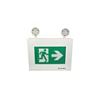 Etlin Daniels EC3320WHM-A13U24-BB-GU-10RC 2-têtes 320W Blanc LED Panneau lumineux de sortie Running Man avec têtes combinées