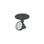 Etlin Daniels ER250SBL-U24D-5 1-tête 5W Noir LED Éclairage de secours