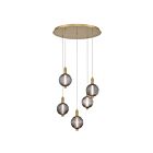Eurofase 47208-018 5-lumières 54.6W Or LED Lustre