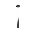 Suspendu rond Eurofase SLIVER 20444-037 1-Lumière 50W noir