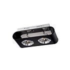 Rail d'éclairage encastré Eurofase Lighting 24812-01 2-lumières 100W noir