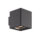 Lanterne murale d'extérieur LED Eurofase CREST 28285-021 10W gris graphite
