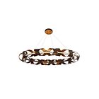 Lustre Ronde Eurofase Lighting Banderia 30079-014  60W Bronze