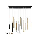 Lustre linéaire Eurofase Lighting Santana 31446-043  18W Noir