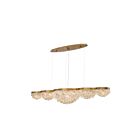 Chandelier en crystal Eurofase MONDO 31831-017 15-Lumières 600W Or Antique
