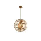 Suspendu rond Eurofase ABRUZZO 31873-017 1-Lumière 60W bois