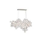 Lustre linéaire Eurofase Lighting Trento 34031-018 12-Lumières 480W Argent Champagne
