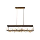 Lustre rectangulaire LED Eurofase Lighting Aerie 35642-015 8-Lumières 48W Bronze