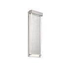 Large applique murale d'extérieur LED Eurofase 35888-024 10W argent brossé